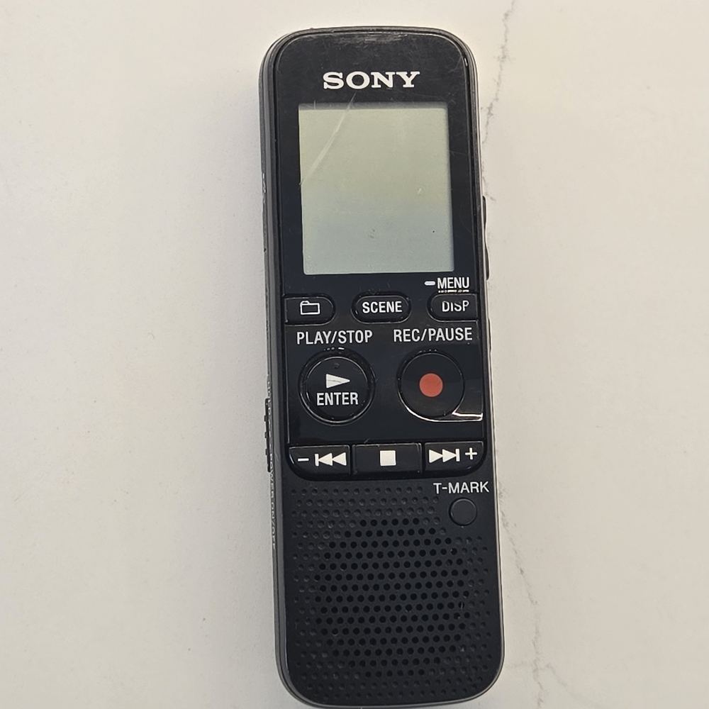 Sony ICD-PX312 Digital Flash Voice Recorder with memory card slot tested works